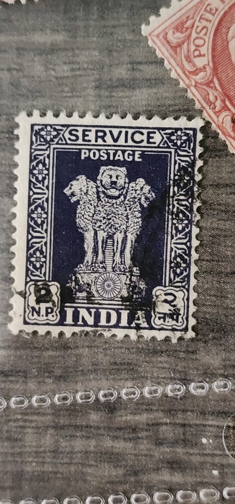India Foreign 2 NP Stamp Used - #A933