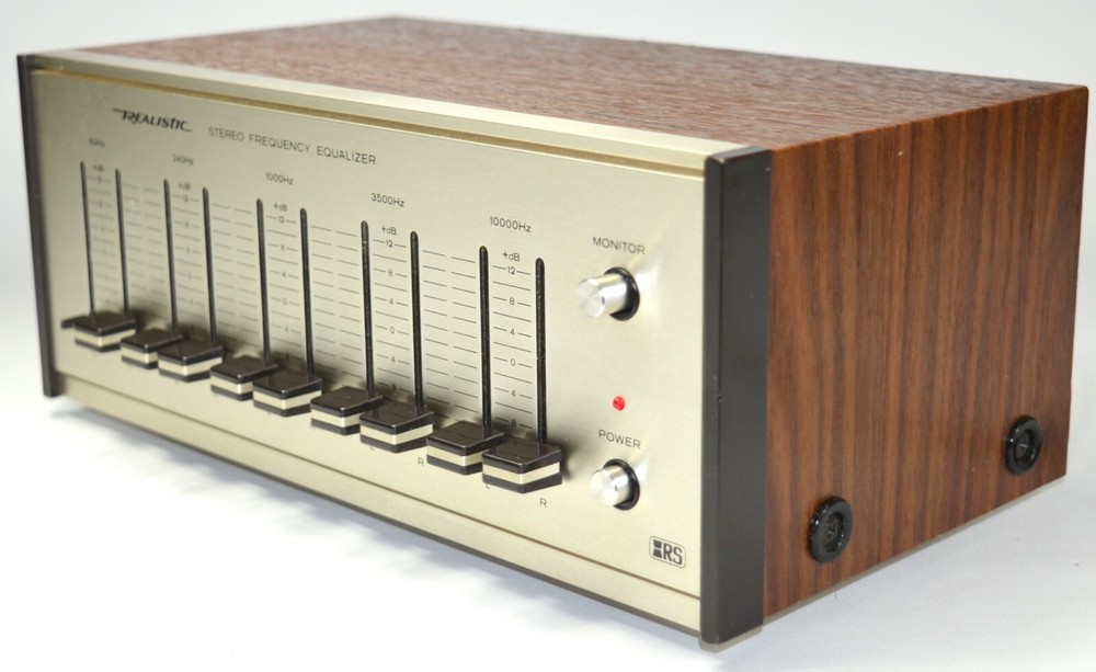REALISTIC Stereo Frequency Equalizer Model # 31-1987 * Made in Korea
