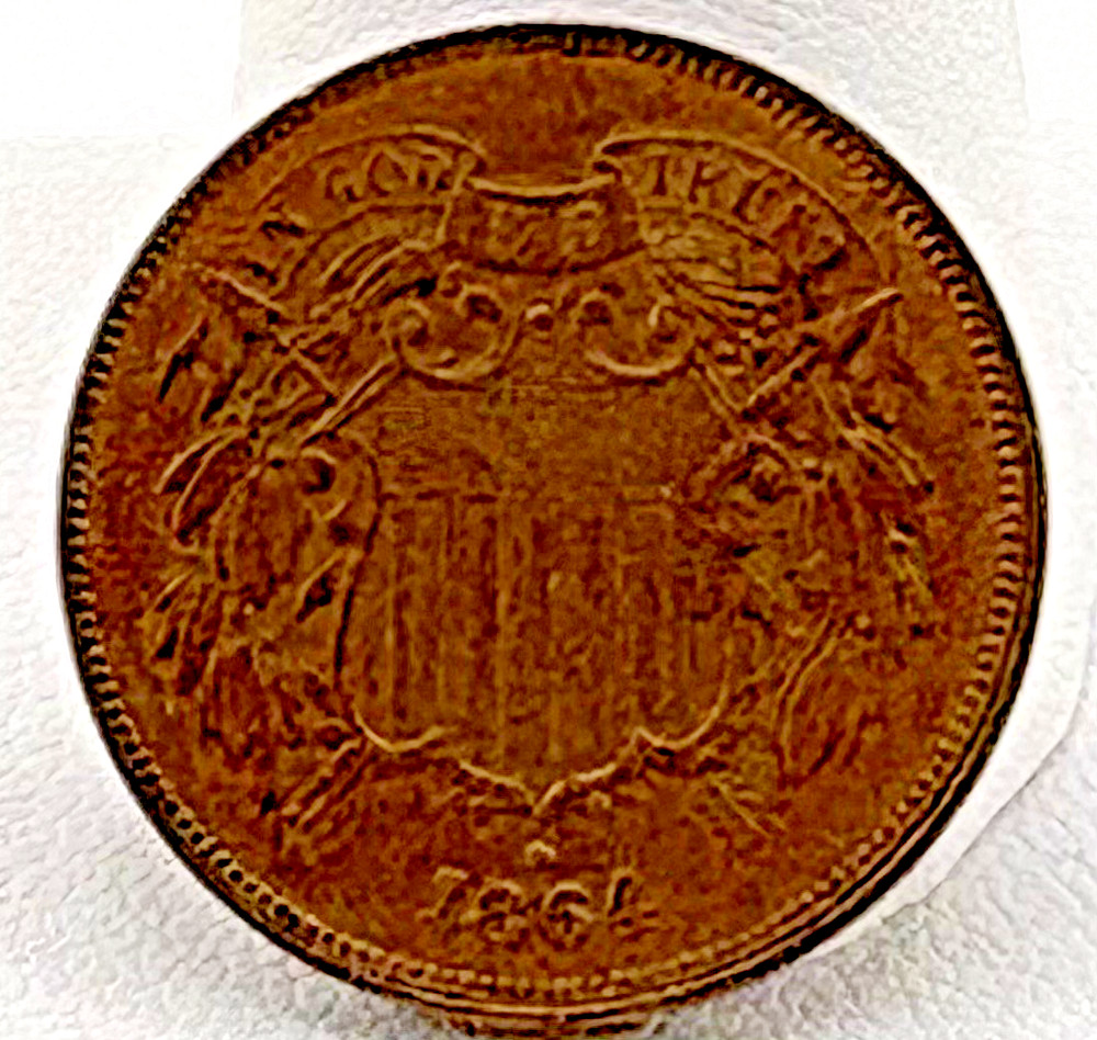 1864 2 Cents