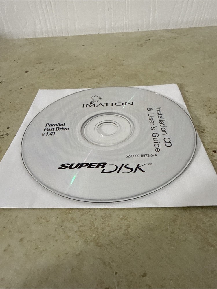 IMATION USB SuperDisk Installation & User's Guide CD for PC