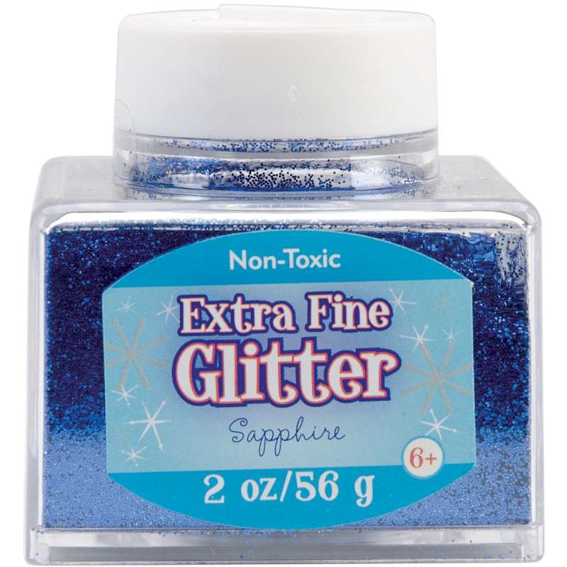 Extra Fine Glitter 2oz Sapphire