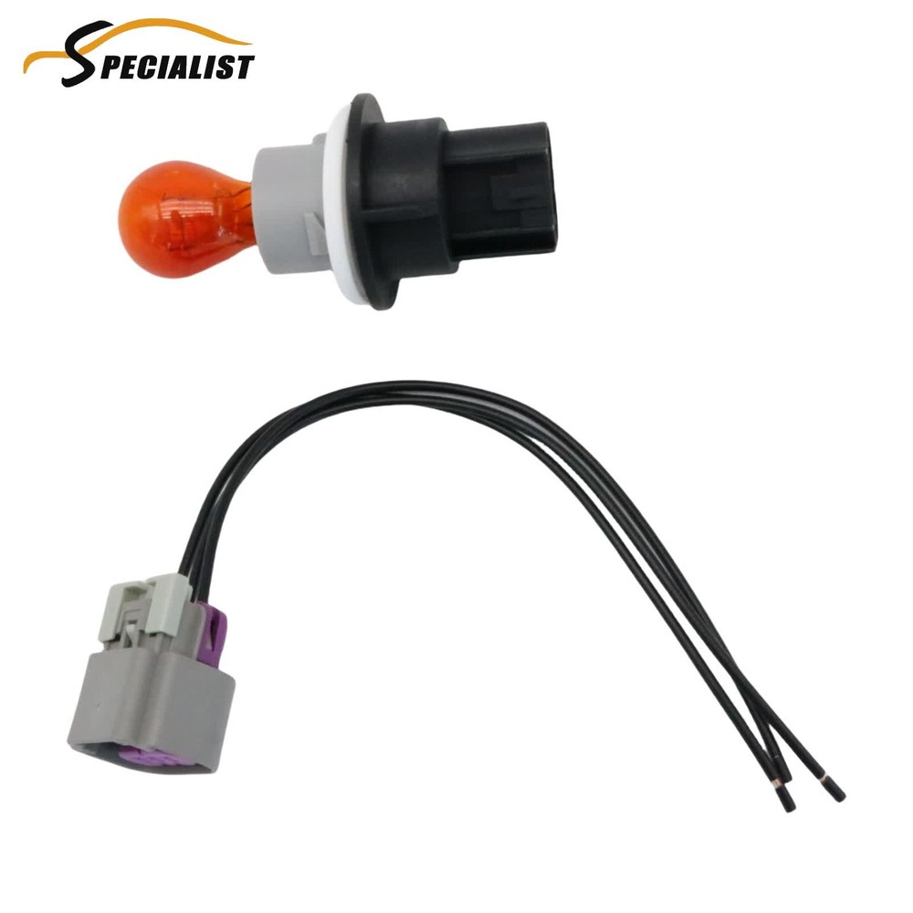 Turn Signal Light Socket +Bulb+Connector Fits Dodge Charger Challenger Caliber