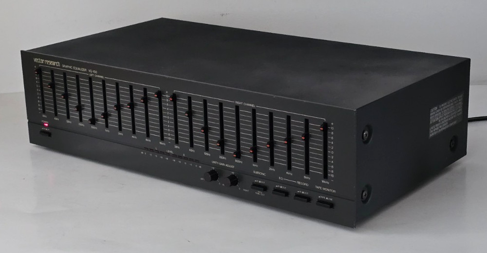 Vintage Vector Research VQ-100 Graphic Equalizer (Tested / Working)