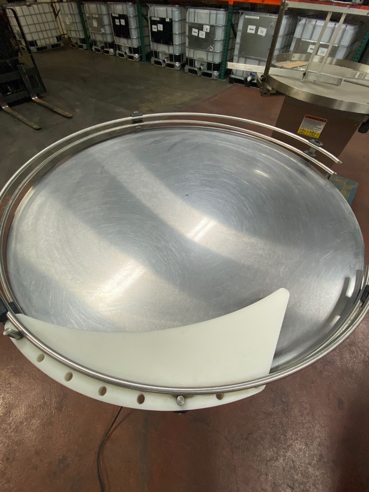 45" Inline Filling System Stainless Rotary Feed Table /Accumulator
