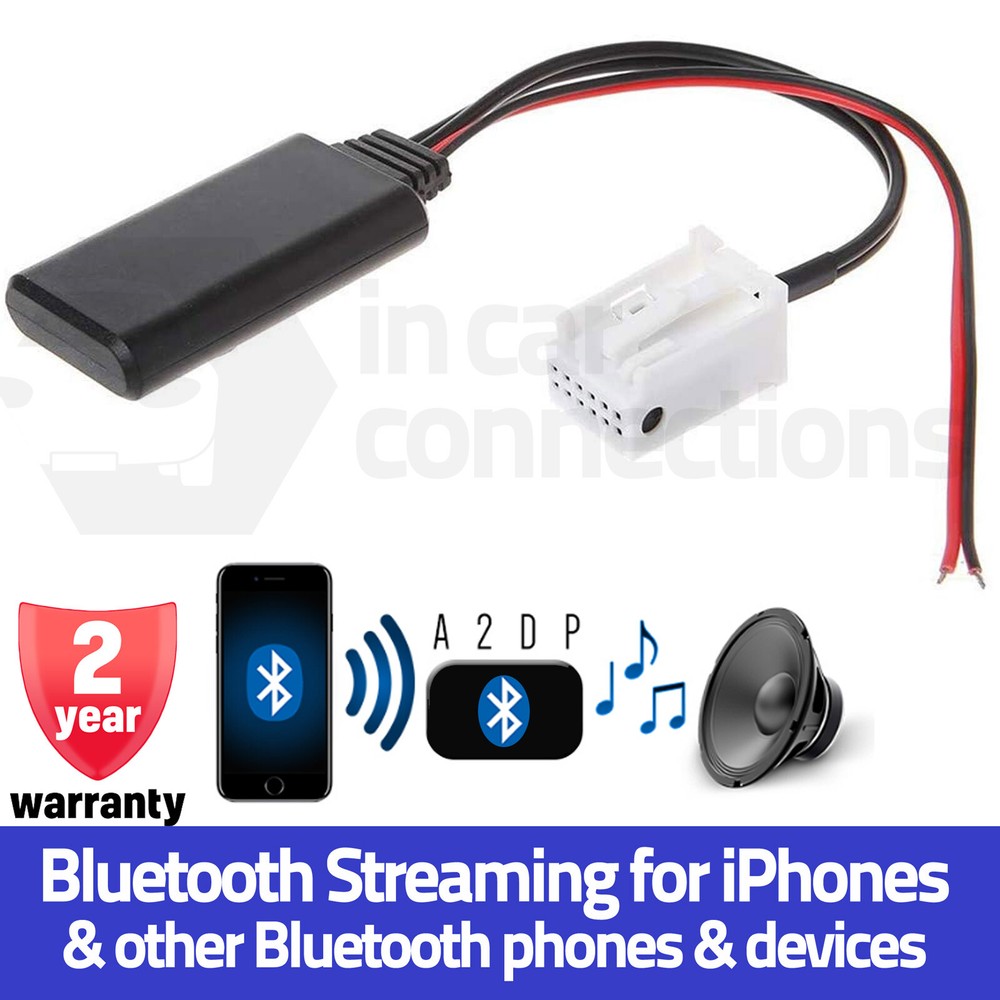 Bluetooth Music Streaming VW Passat B6 A2DP Interface Adapter iPhone 7 8 X etc