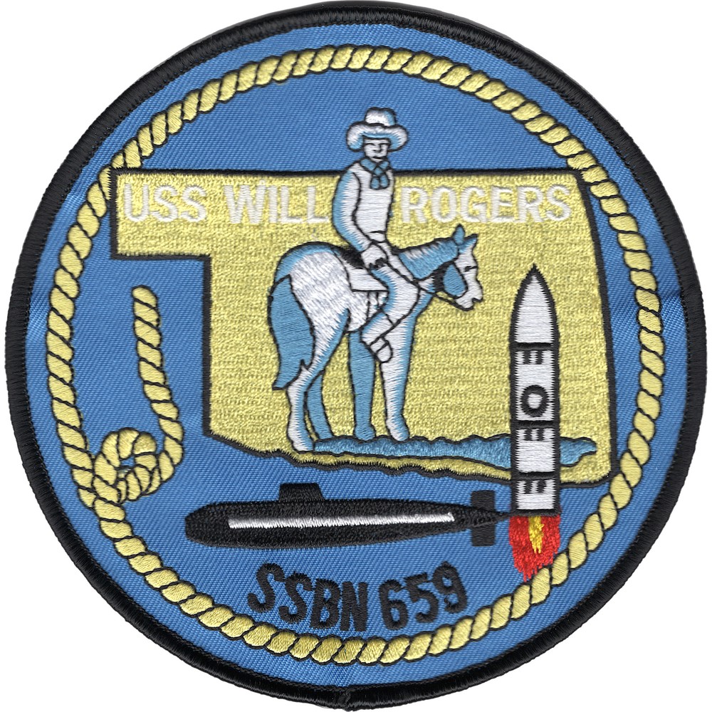 SSBN-659 USS Will Rogers Patch