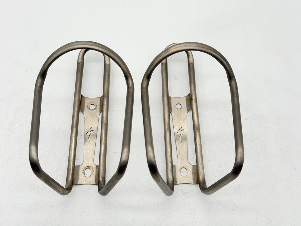 Specialized Titanium Water Bottle Cage Pair (2) - Very Rare!!