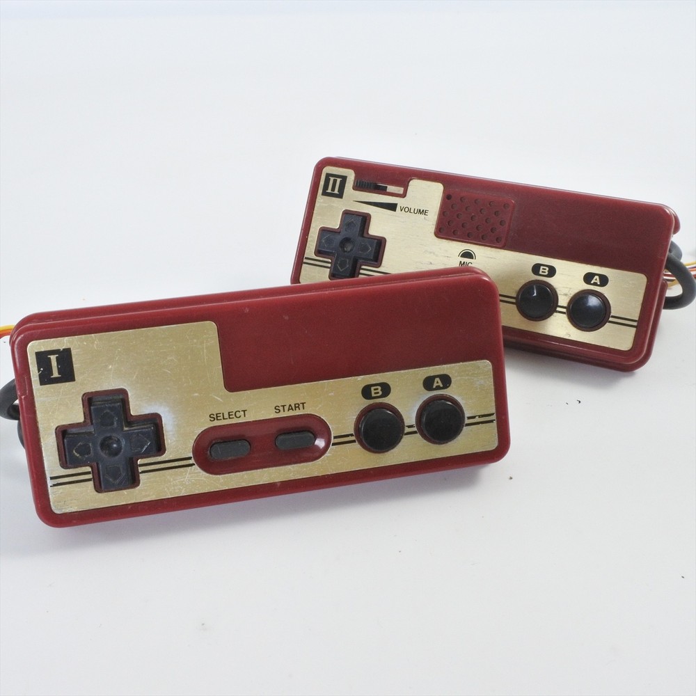 Famicom Pair of Controller Nintendo Original Control pad For Replacement 0953