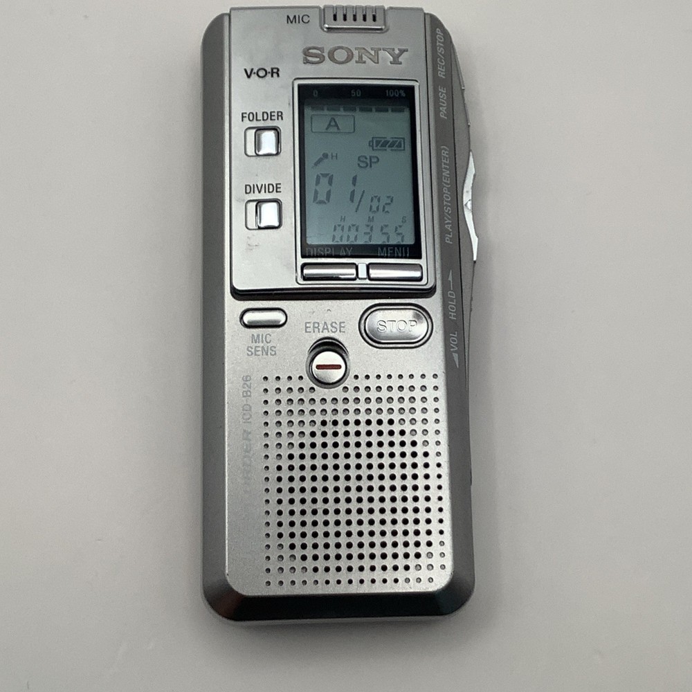 Sony Handheld IC Digital Voice Recorder ICD-B26 TESTED