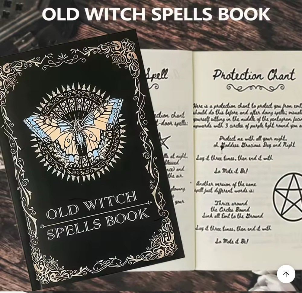 Old Witch Spells Book - Essential Tool for Witches & Wizard Beginners