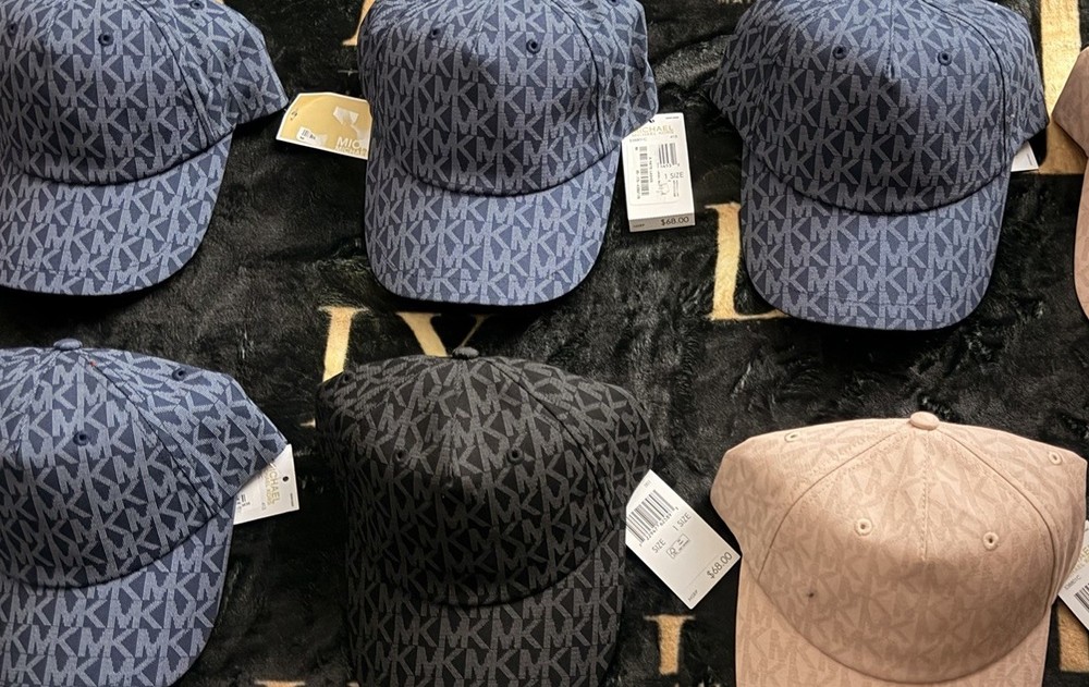 Michael Kors Monogram Adjustable Baseball Cap