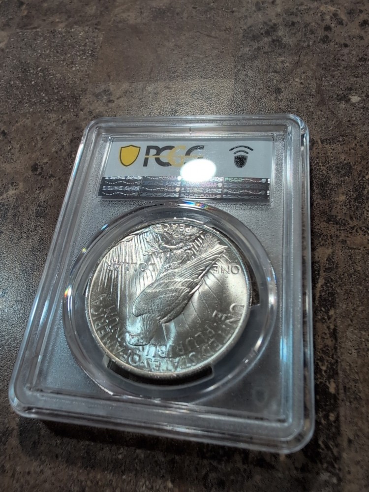 Peace Silver Dollar 1923 - 90% Silver Verified - PCGS MS64 🔥🔥🔥