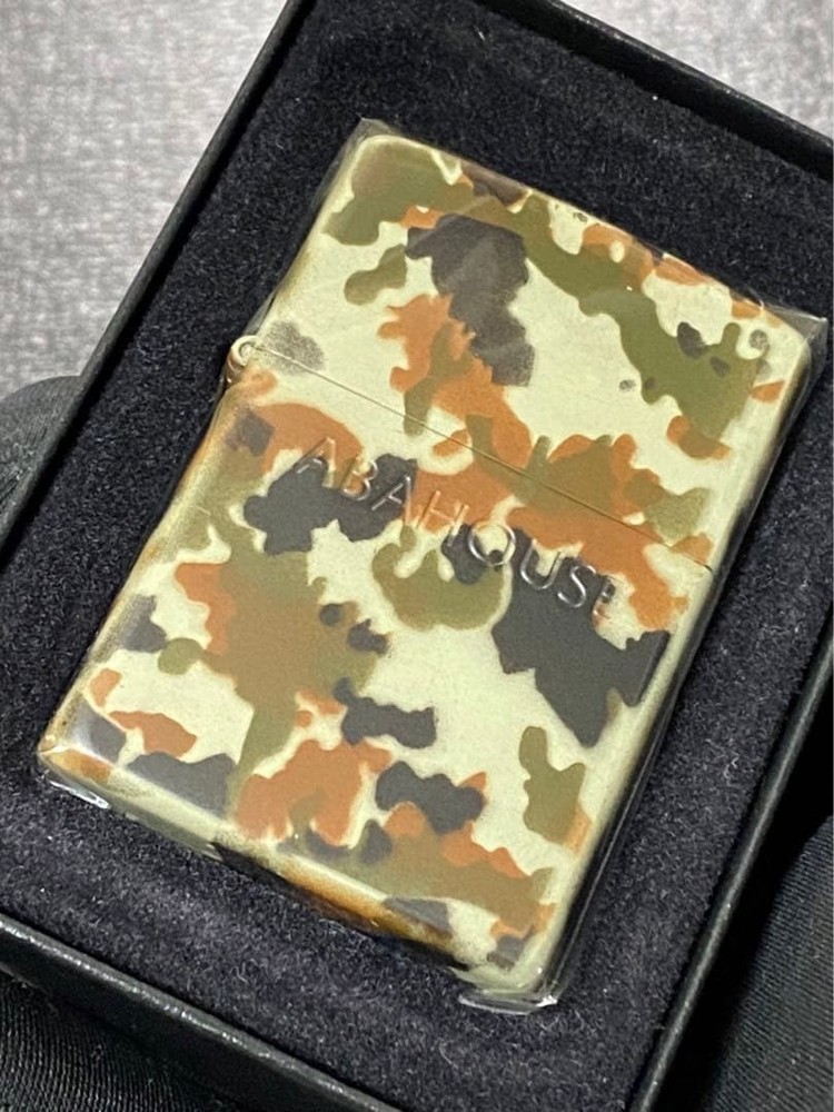 Zippo ABAHOUSE Camouflage Pattern 5 Sided Processing Lighter Regular Japan