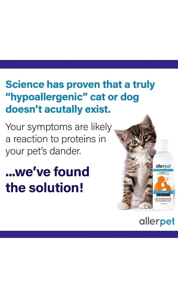 Allerpet Cat Dander Remover 24oz for Cat Dander Reduction