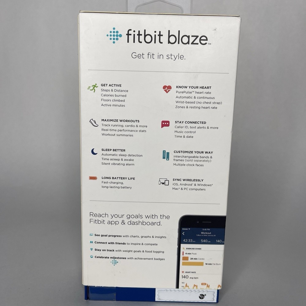 Fitbit Blaze Smart Watch Blue