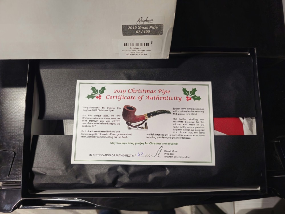 Brigham Christmas Pipe 2019 - Limited Edition