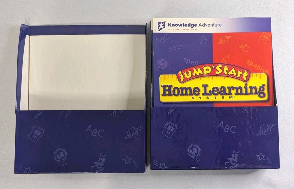 Knowledge Adventure Jump Start Home Learning System K-5 Set 1998 Workbooks More