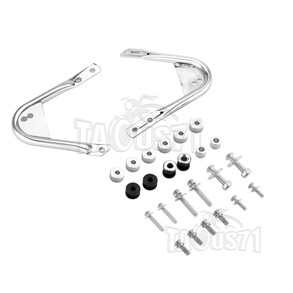 Quick Release Two-up Tour Pack Rack Mount + Docking Kit For Harley Touring 97-08
