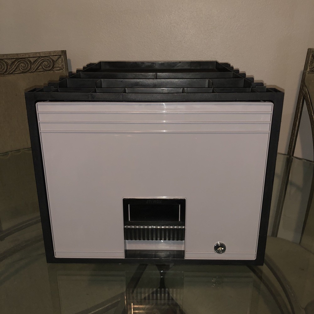 Storex 61155U01C Stackable Plastic Filing Drawer Missing Key
