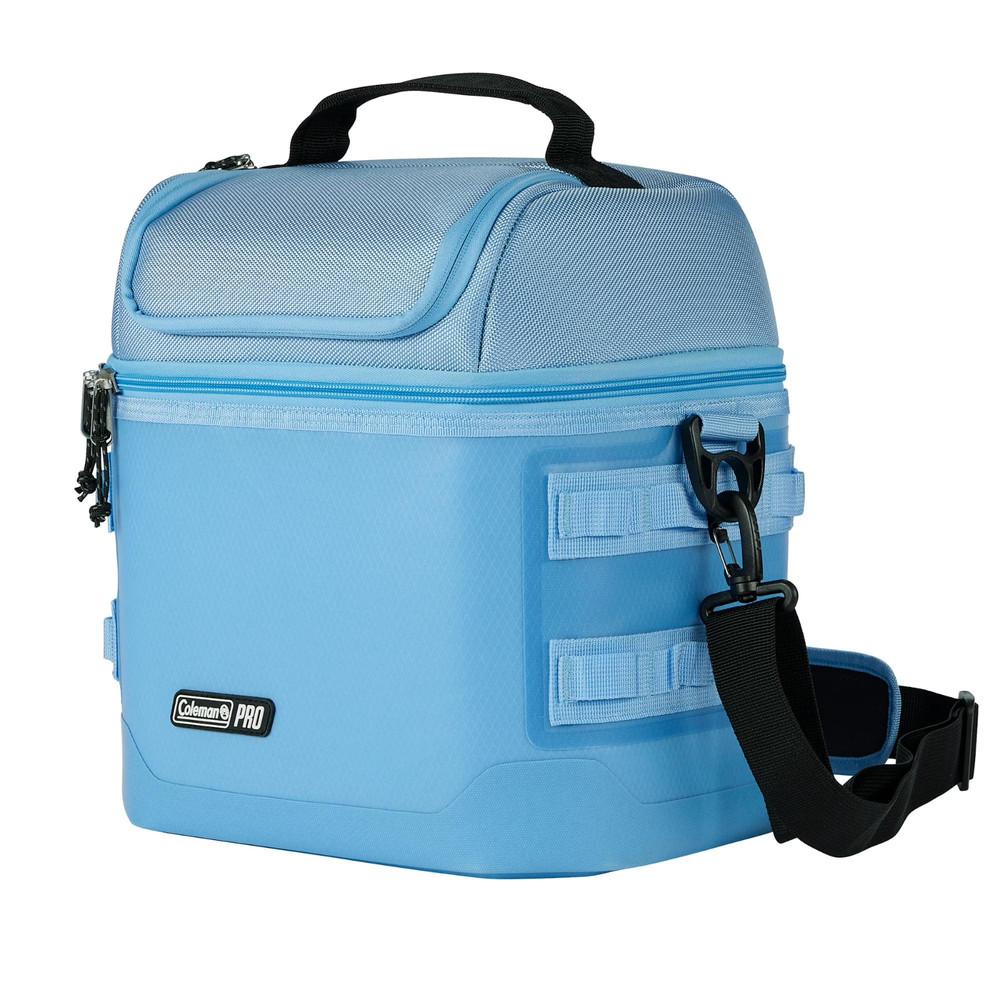 Coleman Pro Soft Cooler 16 Can Capacity Sky Blue Carry Strap Handle
