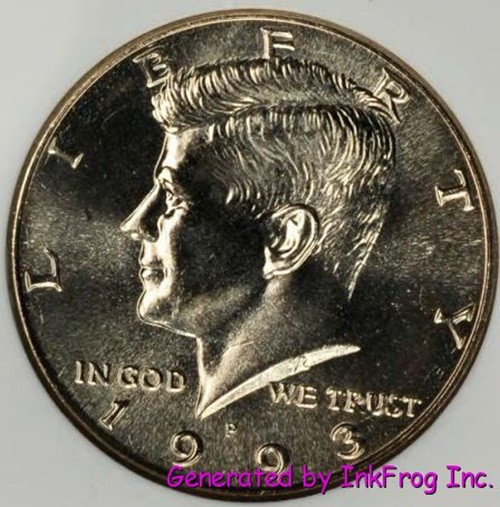 1993 P & D Kennedy Half Dollar Gem Bu
