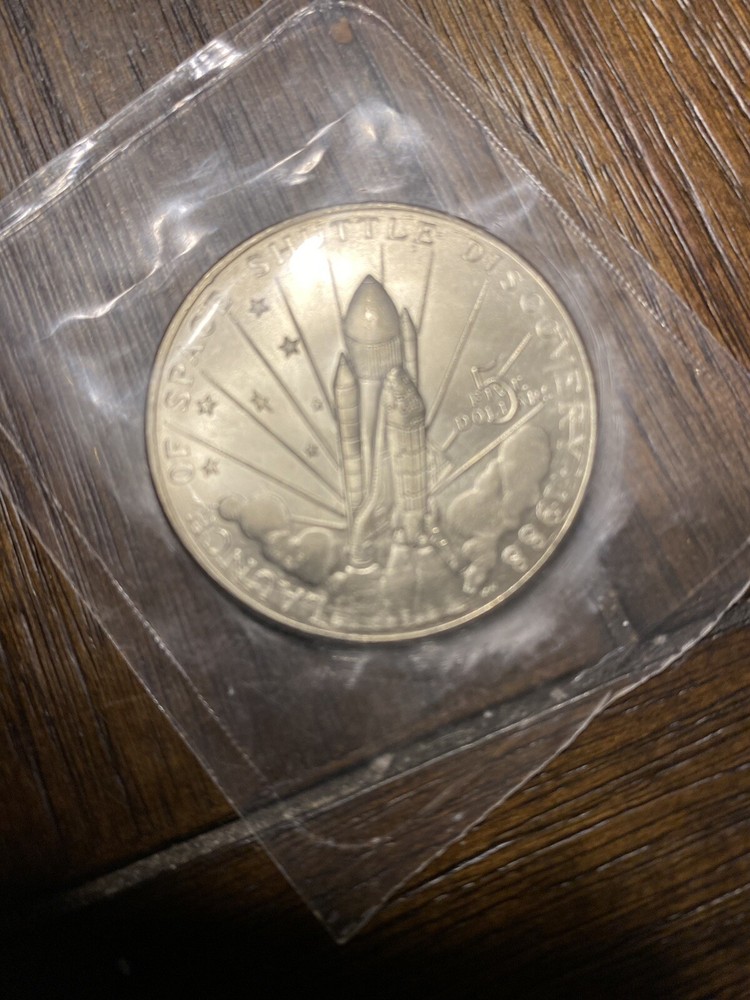 Marshall Islands 5 Dollars, 1988, U.S. Space Shuttle - Discovery