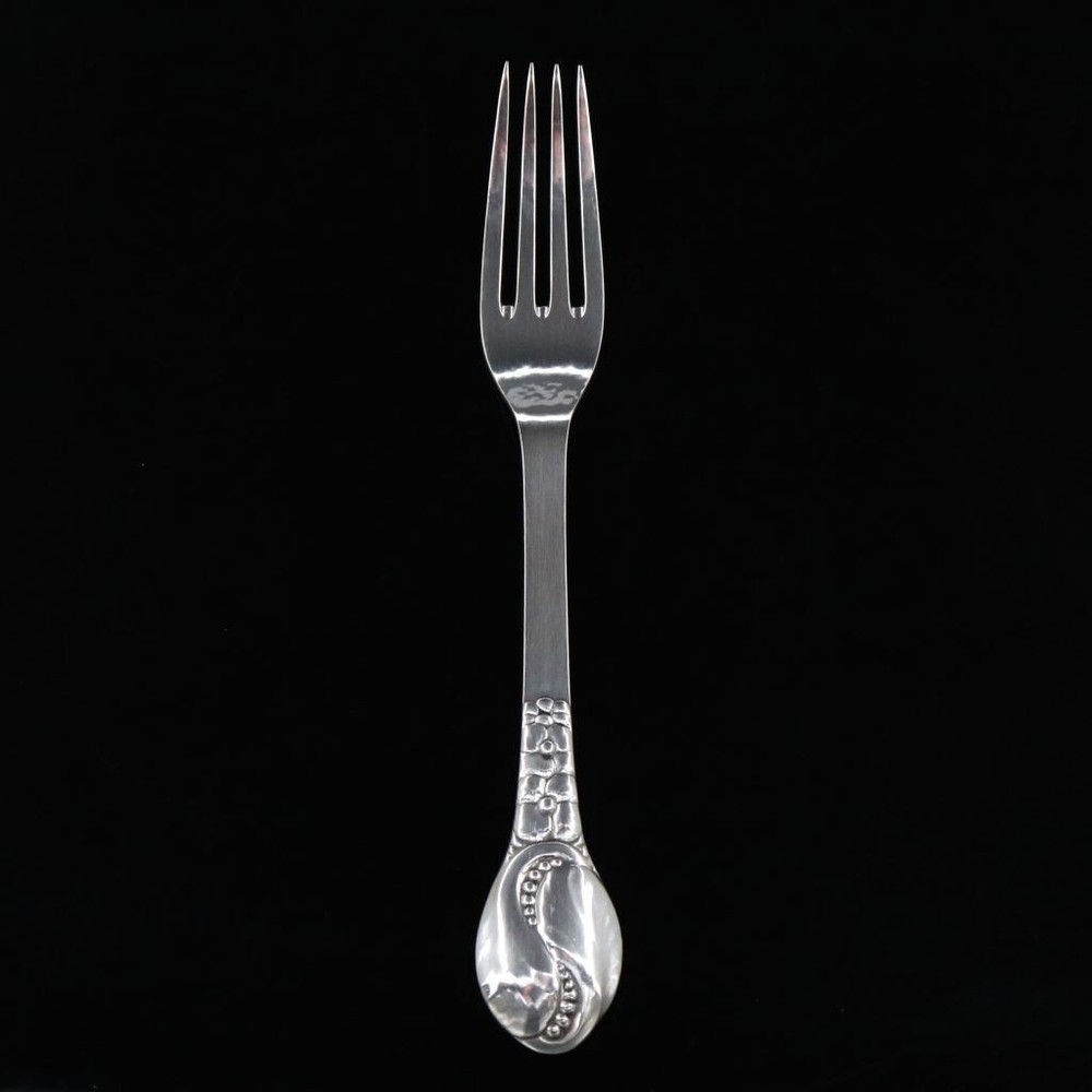 Evald Nielsen. No. 12. Silver Dinner Fork, Large.