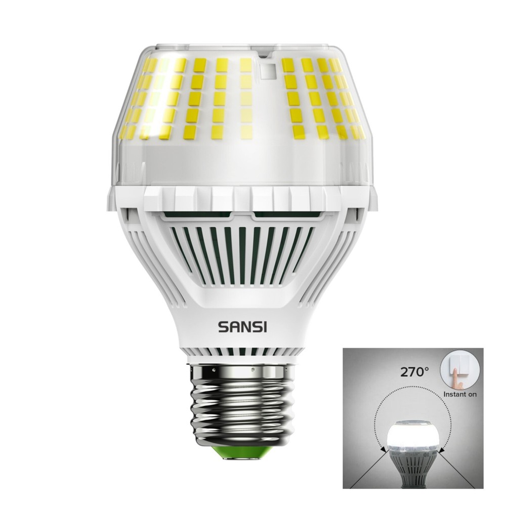 LED Light Bulb Dimmable 17W=200W 5000K Daylight Energy Saving A19 E26 GLS Bulbs