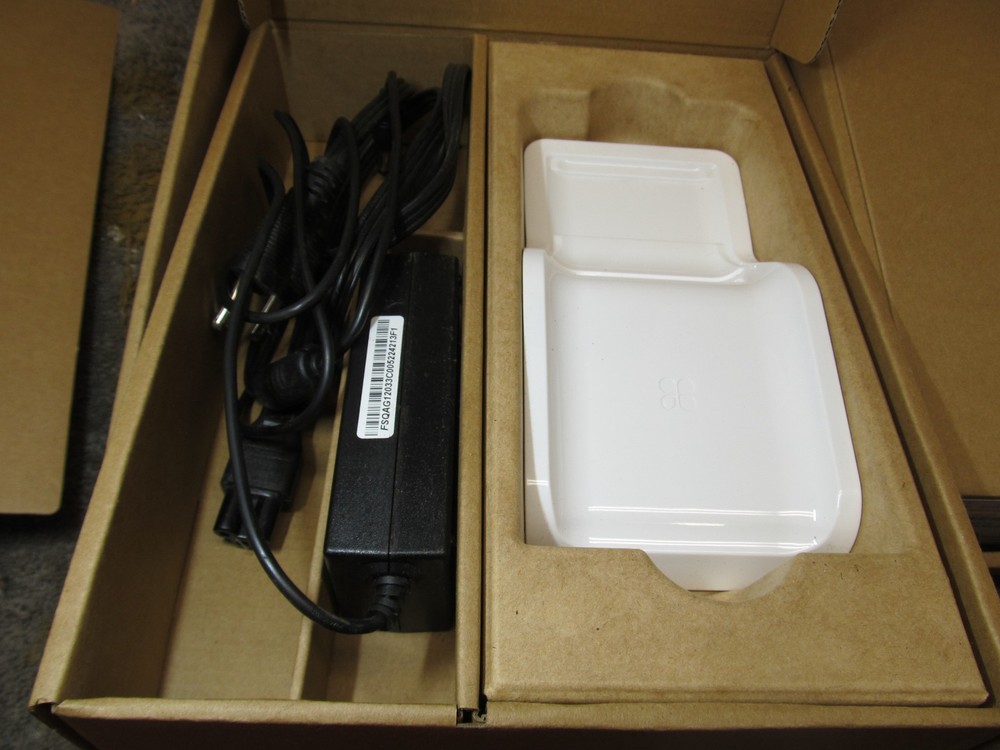 Clover Flex 3 Handheld POS System C405 + Wireless Cradle K405 + Charger Adapter