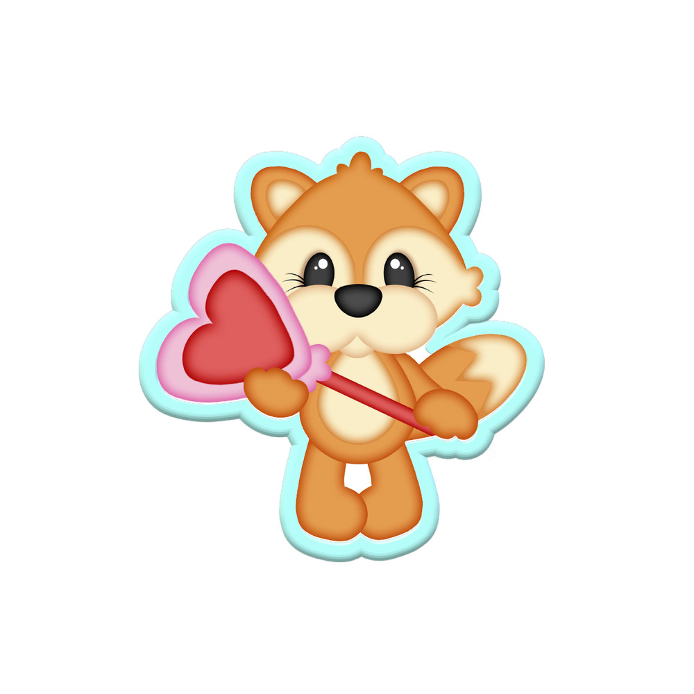 Valentines Fox Cookie Cutters