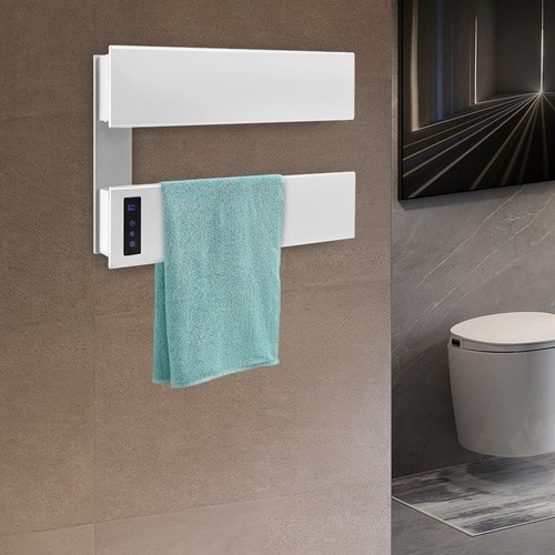 Wall-Mounted Electric Towel Rack with Timer & Adjustable Temperature