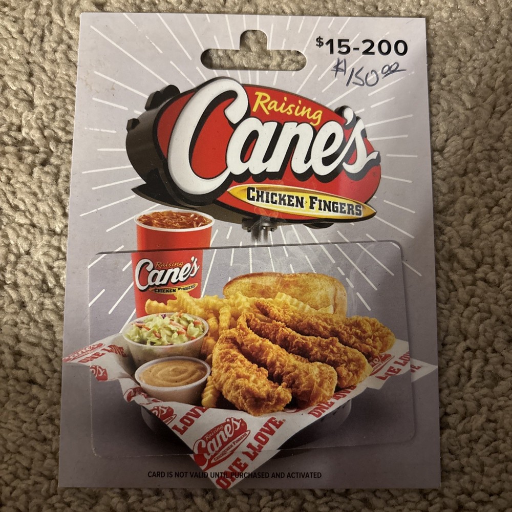 Raising Cane’s $150 Gift Card