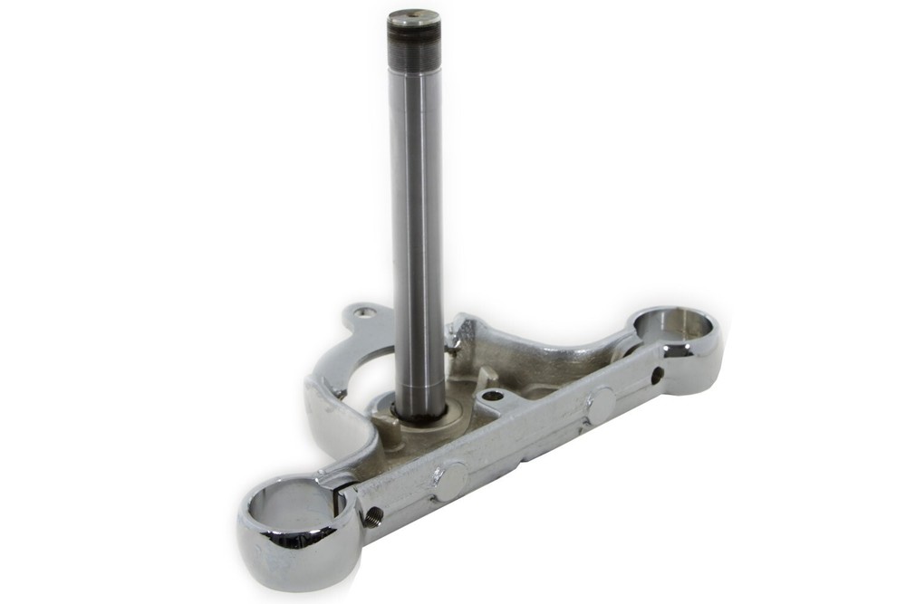 V-Twin 24-9933 Lower Triple Tree with Stem Chrome