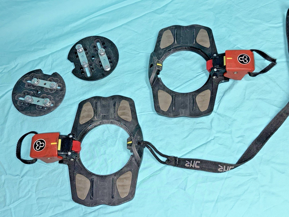 🔥 Vintage FT Step-In Snowboard BINDINGS w/ discs & hardware GERMANY