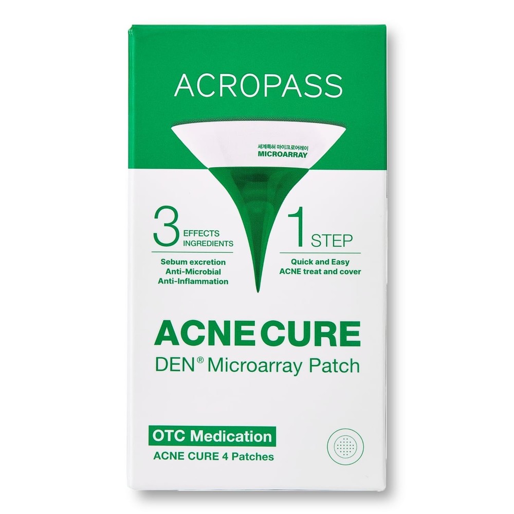Acropass Acne Cure DEN Microarray Patch 4 Pack | Microneedle Acne Treatment