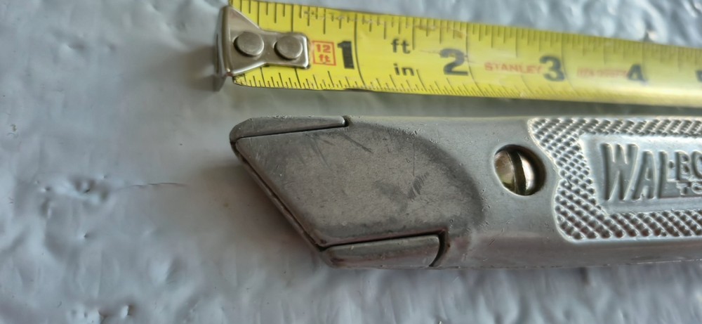 Wal-Board Tools Utility Knife. K 799. Cast Aluminum Fixed Blade