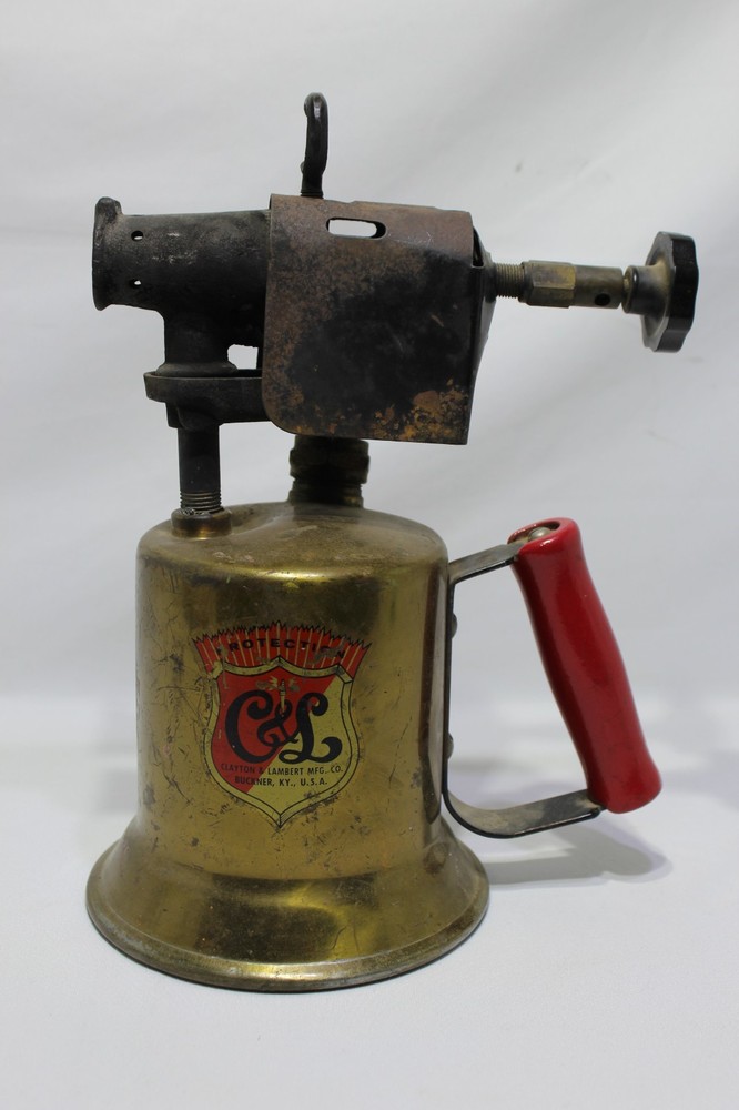 Vintage CLAYTON & LAMBERT Brass Blow Torch