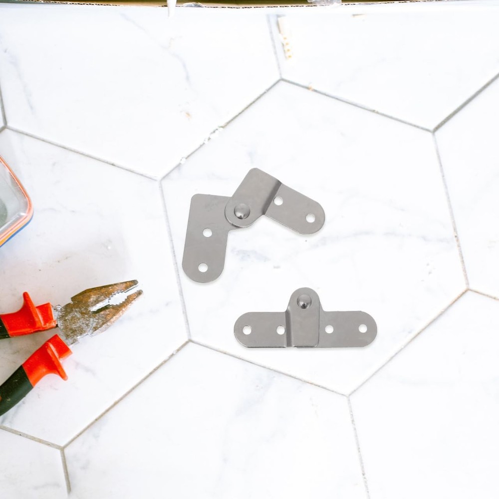 2 PCS Ladder Hinge Replacement Kit Attic Step MultiPurpose Hardware