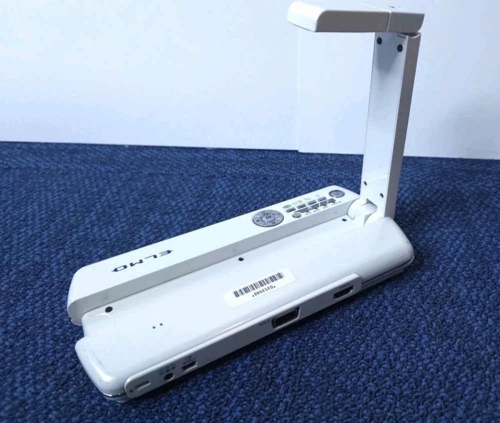 Elmo MO-1 High Resolution Overhead Visual Presenter HDMI Document Camera Tested