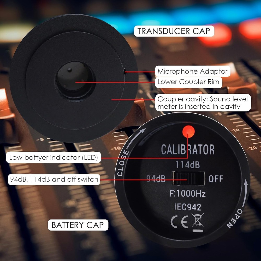 Sound Level Calibrator Decibel Meter Analog