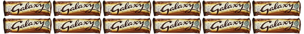 Galaxy Smooth Milk Chocolate 42g (12 Bars)