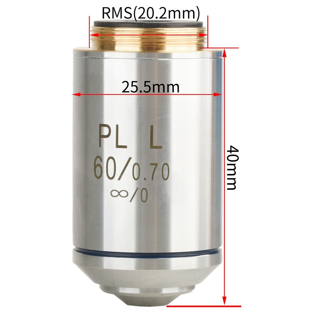 KOPPACE 60X Metallographic Objective 20.2mm Infinity Flat Field
