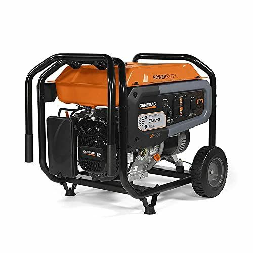 Generac 7683 GP6500 Portable Generator, Orange, Black