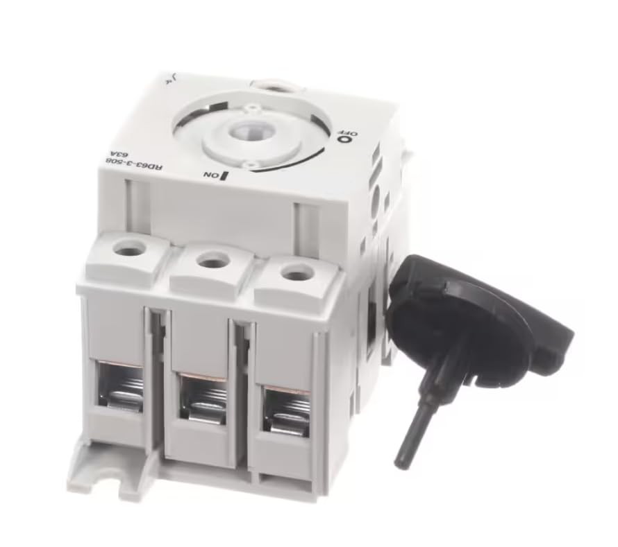 Fits AAON 3A2006 Switch Assembly, Power, Rotary, 600 Volt, 63 Amp, 3PH