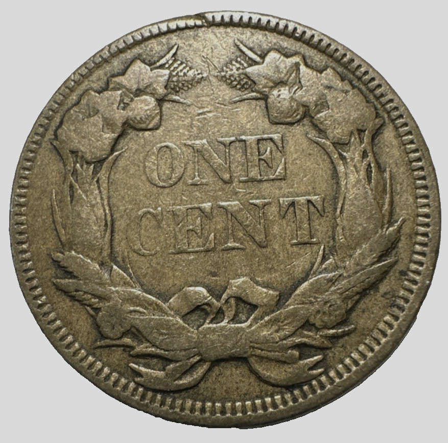 1858 Flying Eagle Cent CHVF 409 Large Letters