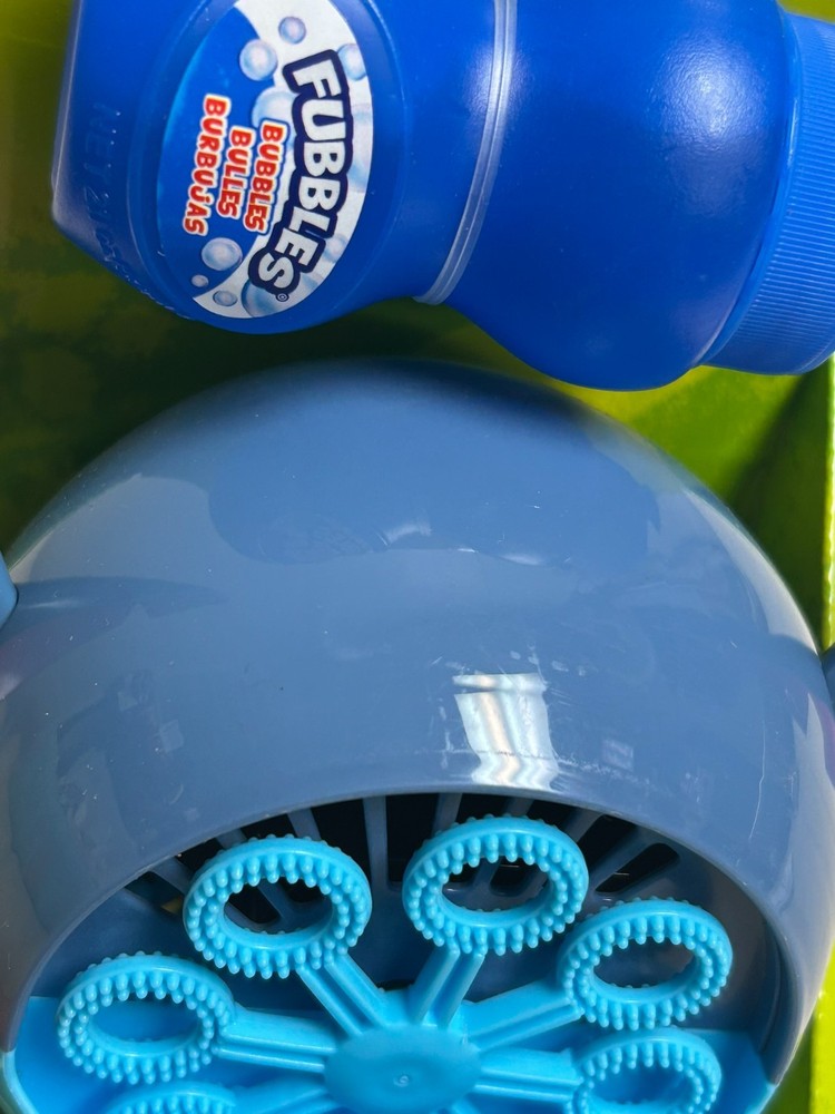 Disney Stitch Mini Bubble Machine - Fun Bubble Blower with Solution, Ages 3+