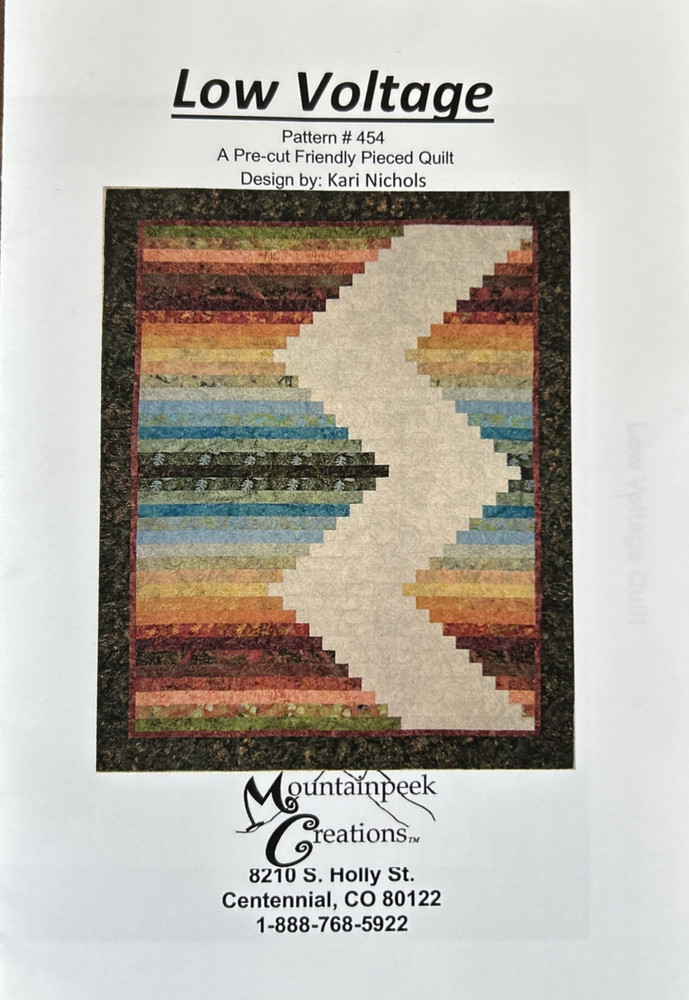 "Low Voltage" Quilt Pattern-mountainpeek Creations pattern #454