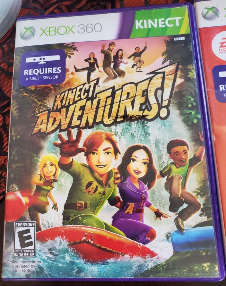 Kinect Xbox 360 1414 bundle + 3 Games: Your Shape, Active2, Connect Adventures