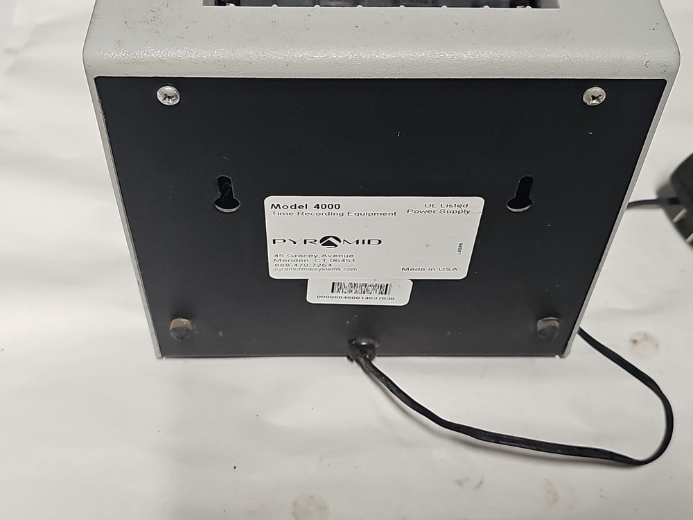 PYRAMID 4000 PRO TIME RECORDING EQUIPMENT - PREOWNED UNTESTED