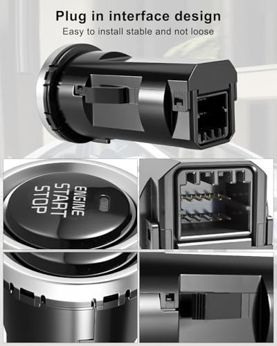 Engine Push Start Button Fit for Modern Elantra 2011 2012 2013 Replace